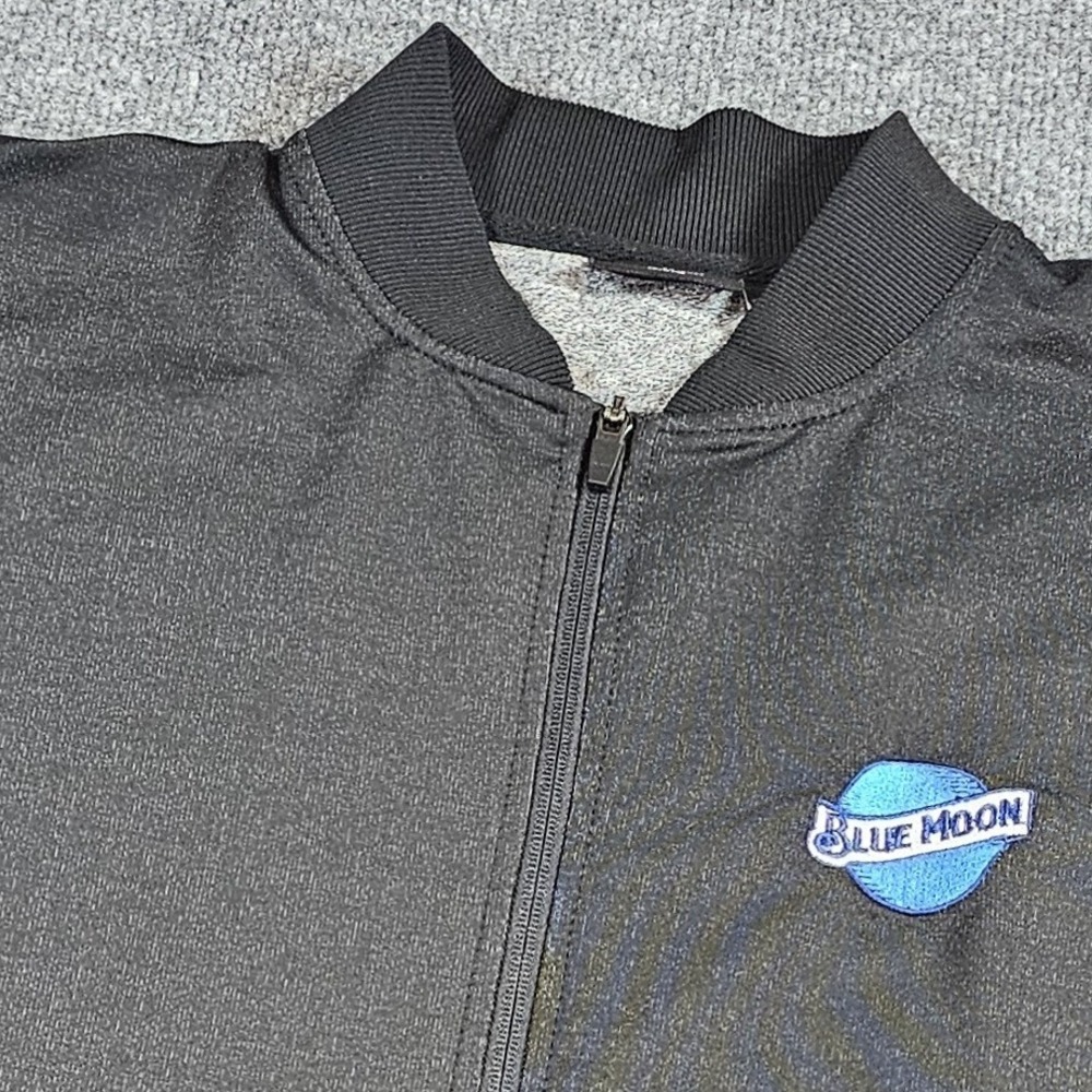 Landway City Luxe Blue Moon Brewing Co Full Zip Jacket Mens XL Gray CL-50